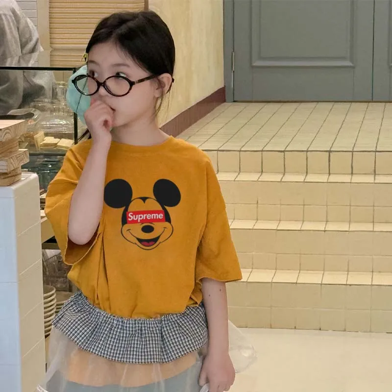 【90-160cm】毎日着たくなる 爆売れ中 好感度UP カジュアル 女の子 半袖 Ｔシャツ