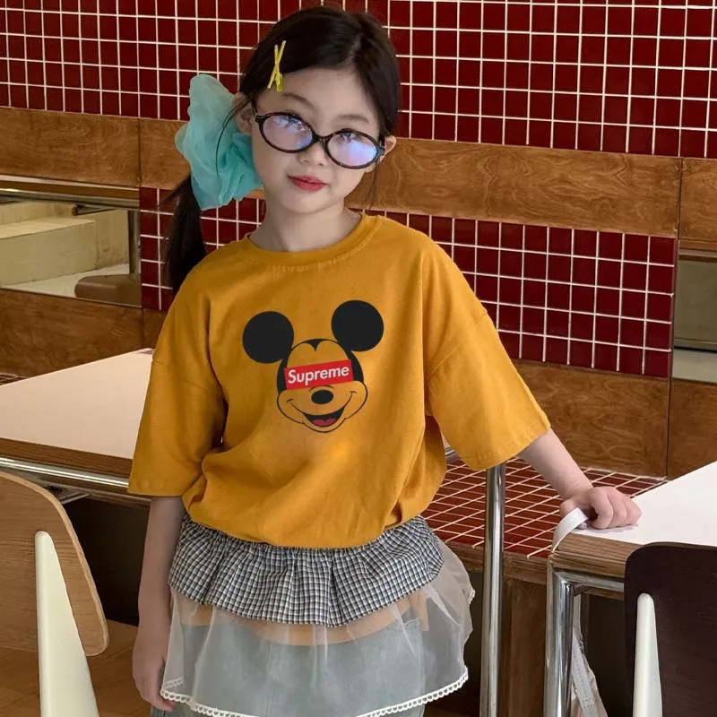 【90-160cm】毎日着たくなる 爆売れ中 好感度UP カジュアル 女の子 半袖 Ｔシャツ