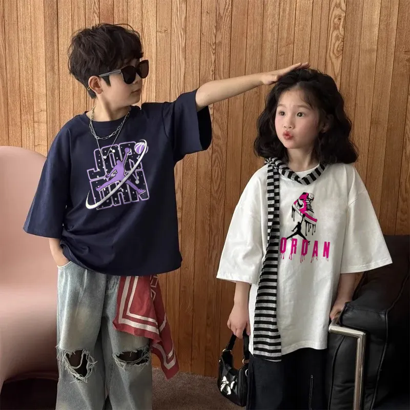 【90-160cm】リラックス感ある 好感度UP シンプル ユニセックス 半袖 Ｔシャツ