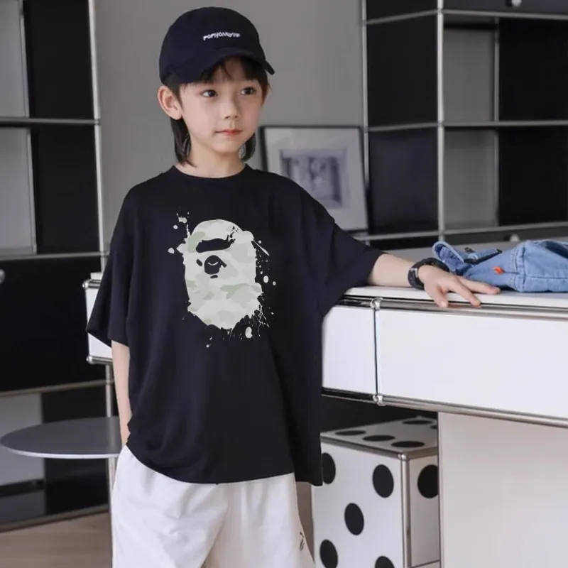 【90-160cm】トレンド感たっぷり 大注目 カジュアル デザイン満点 男の子 半袖 Ｔシャツ