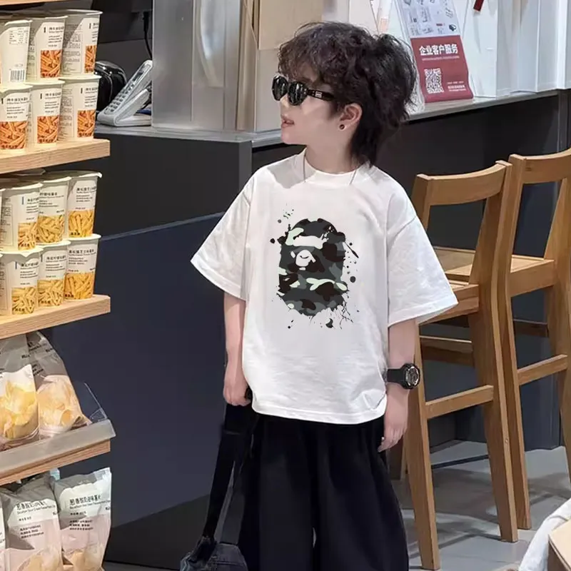 【90-160cm】トレンド感たっぷり 大注目 カジュアル デザイン満点 男の子 半袖 Ｔシャツ