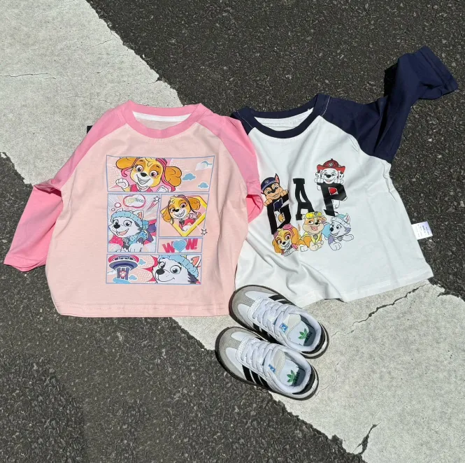 【80-130cm】コンフォート感抜群 今季大注目  カジュアル 着心地抜群 長袖 Ｔシャツ