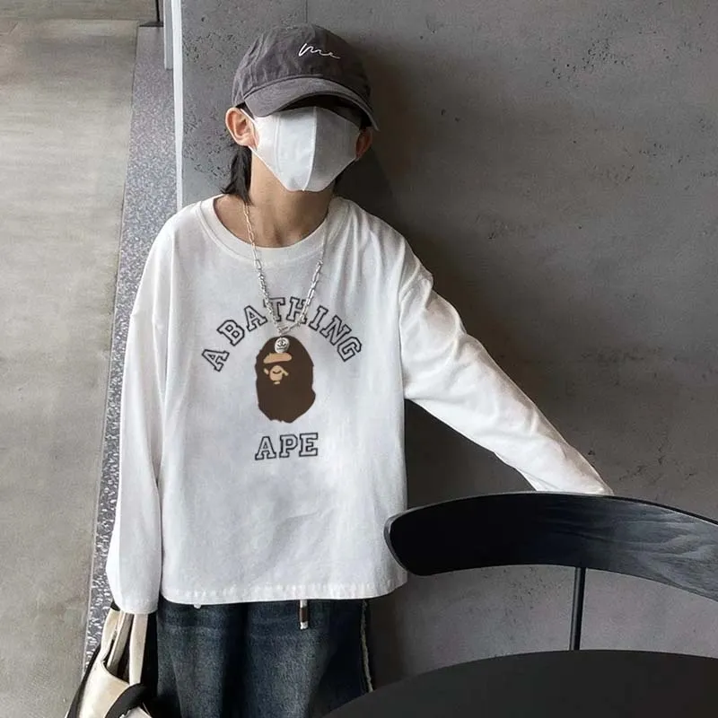 【90-160cm】話題沸騰中 絶対流行 カジュアル カッコイイ 男の子 長袖 Ｔシャツ