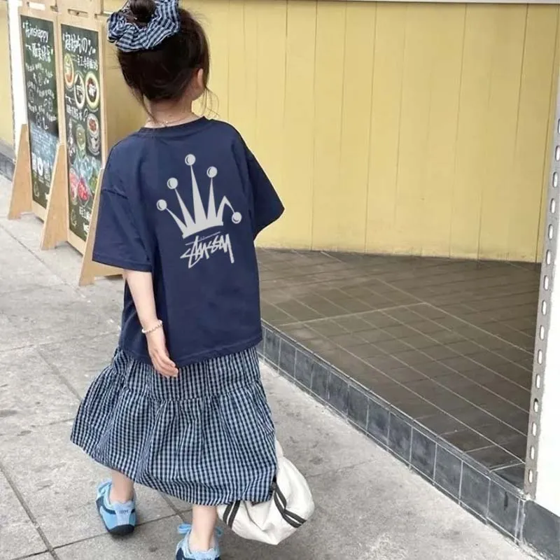 【90-160cm】おしゃれキッズ必見 よく売れる ガーリー トレンド  女の子 半袖 Ｔシャツ