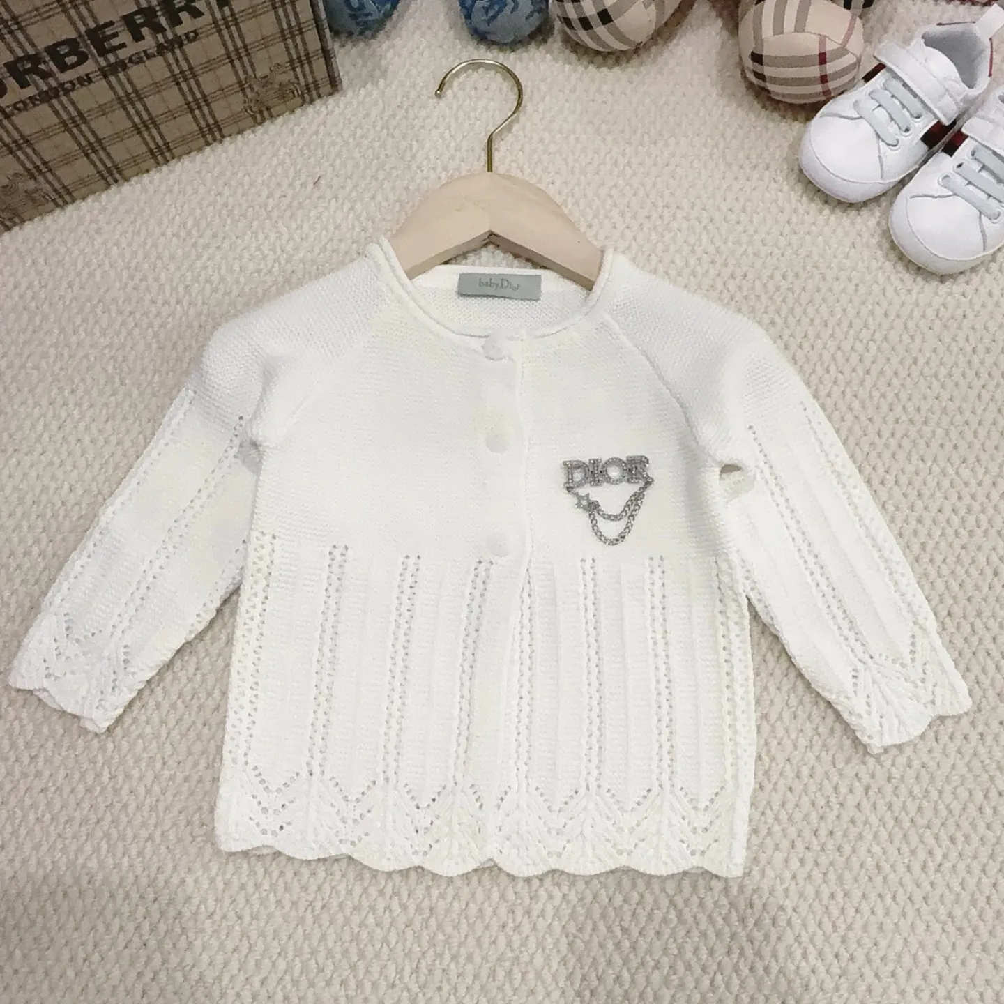 【66-100cm】おしゃれ度UP 好感度UP 品質満点 スウィート 女の子 ニット カーディガン