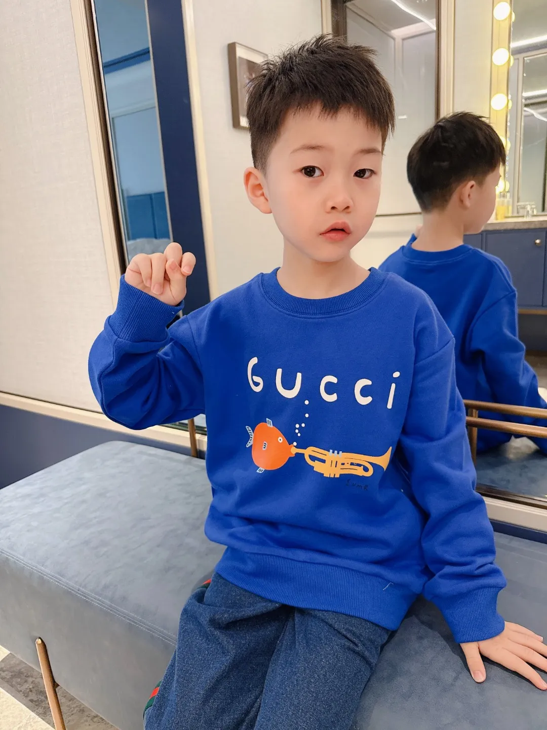 【100-160cm】存在感アップ  大人気 カジュアル トレンド  快適 男の子 トレーナー