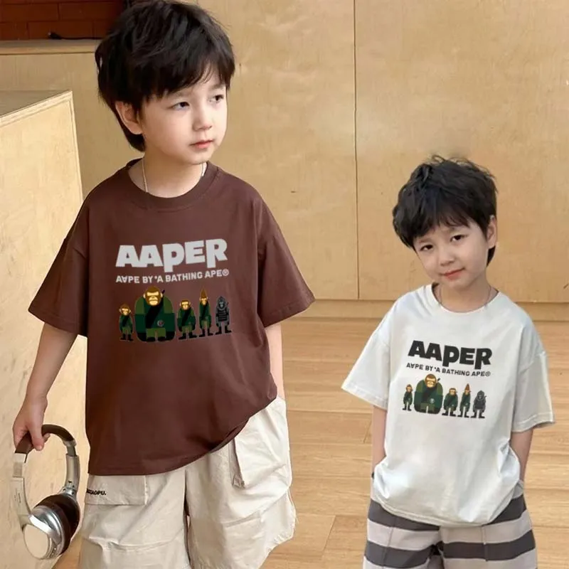 【90-160cm】トレンド感満点 取り入れたい カジュアル カッコイイ 男の子 Ｔシャツ